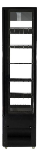 Vitrina Pastelera Vertical Negra 288 Lts. Cod.vp288n