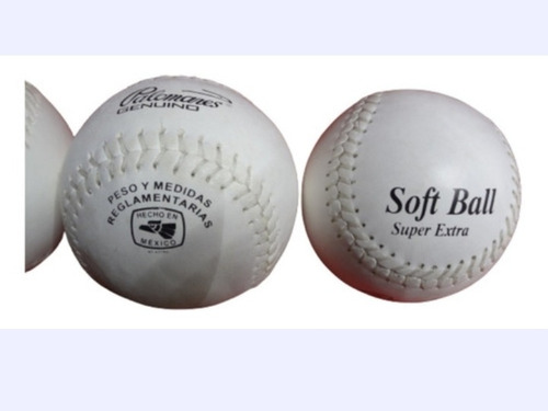 Imagen 2 de 2 de Pelota Softbol Centro Corcho Palomares Genuino Fpx