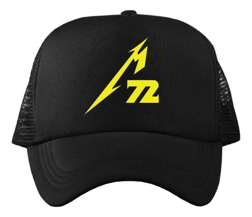 Gorra Negra Metallica M72 Tour Unitalla Ajustable