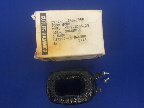 Cutler-hammer 9-1076-23 Vintage Solenoid Coil Electrical Eeo