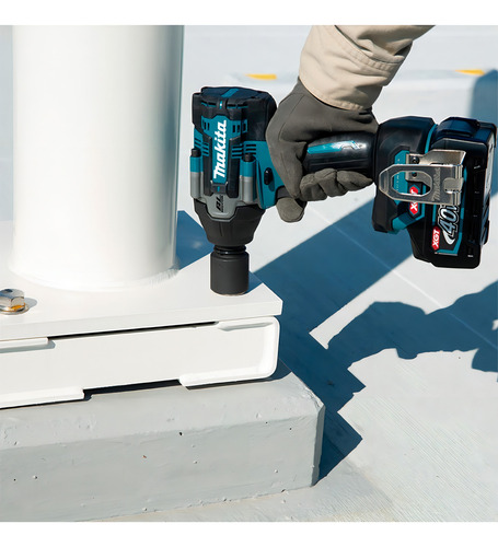Chave De Impacto Makita Tw007 40v 1/2 Kit Bat. E Carregador