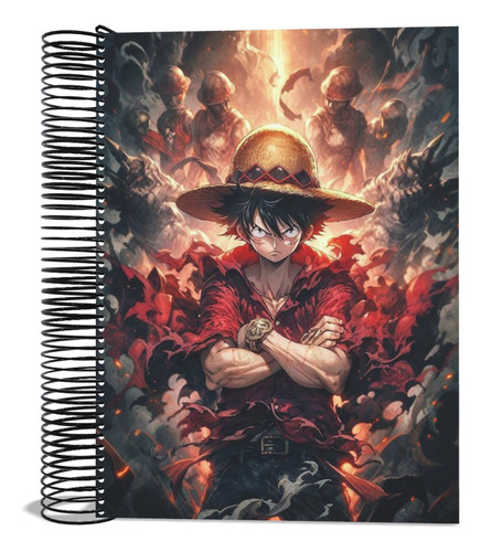 Caderno Universitário De 20 Matériass One Piece 400 Folhas