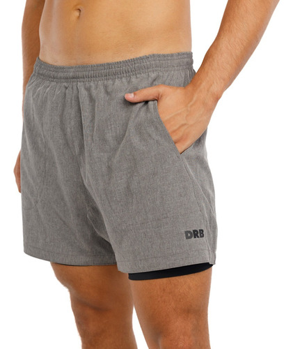 Short Running Allen Dribbling Adulto Deportivo Con Calza