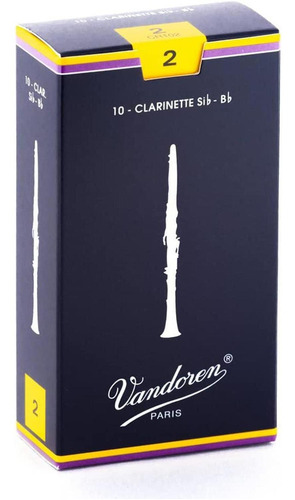 Caña Vandoren Para Clarinete Si Bemol 2 Cr102(10)