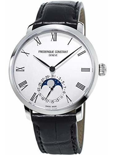 Frederique Constant Slimline Movimiento Automático De Plata 