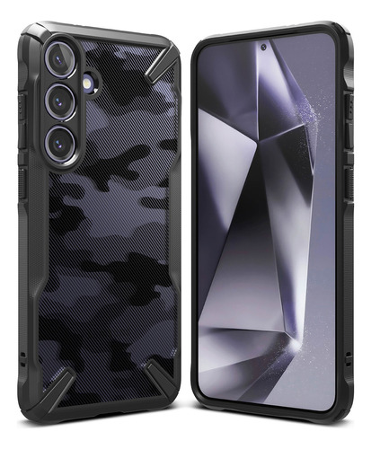 Case Ringke Fusion X Para Galaxy S24 Plus 2024 Camo Black