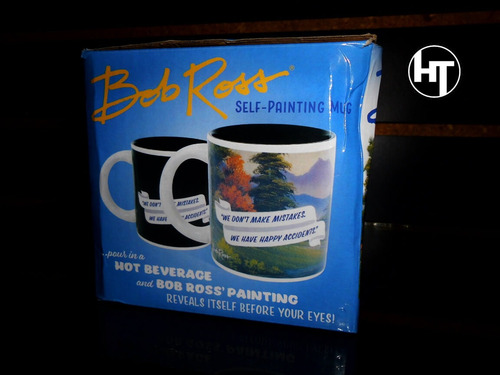 Imagen 8 de 10 de Bob Ross, Self Painting Mug, Taza, Original Oficial, Nueva