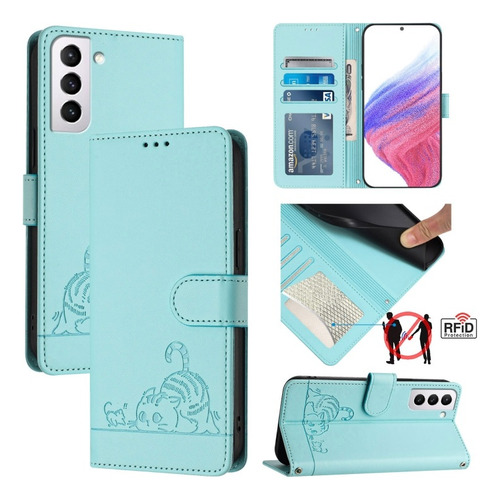 Funda Infantil Con Gato Y Ratón Para Samsung, Con Correa