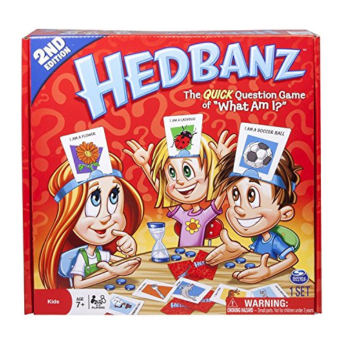 Hedbanz Game 2nd Edition El Juego De Preguntas Rápidas De Wh