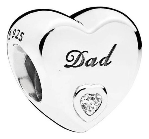 Dije Charm Amor De Papá Grabado Dad Para Pulsera O Collar