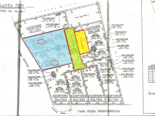 Imagen 10 de 25 de Alquiler De Oficina Doble, 5to Piso Al Frente, 60m2, Dos Entradas, Dos Baños, Sala De Reuniones De Uso Común, Plaza Independencia Esq Juncal, Entre El Centro Y La Ciudad Vieja