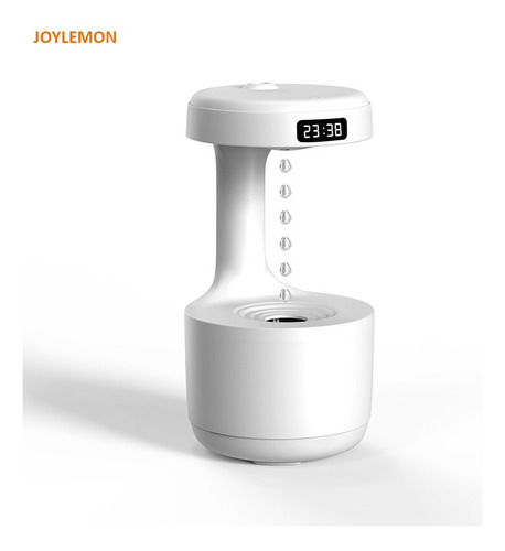 M Gota De Agua Antigravedad Con Pantalla Led Clock Time De