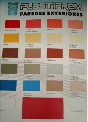 Plastificante Impermeable Paredes Plastiprem Ceramico X 4