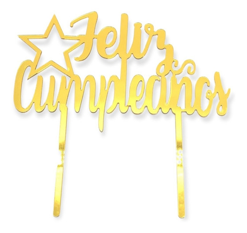 Topper Decorativo Para Tortas De Cumpleaños