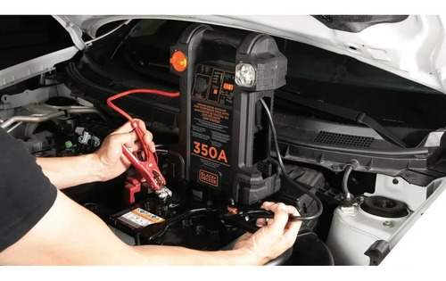 Imagem 3 de 3 de Auxiliar Partida Compressor 12v 350a Bv Js350cc Black+decker