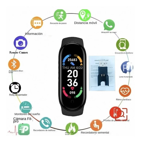 Imagen 2 de 4 de Reloj Inteligente Ritmo Cardíaco/presión Arterial/podómetro