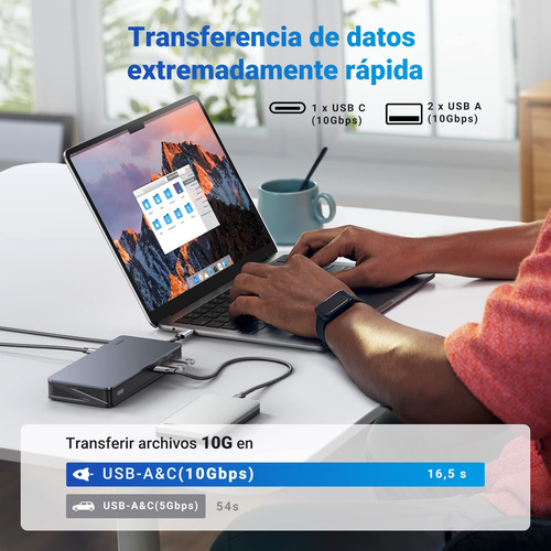 Ugreen Usb C Docking Station,revodok Pro 209 Dual Display Pa