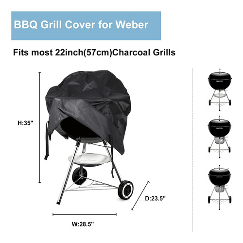 Cubierta Parrilla Weber Cubierta Redonda Parrilla Prueb...