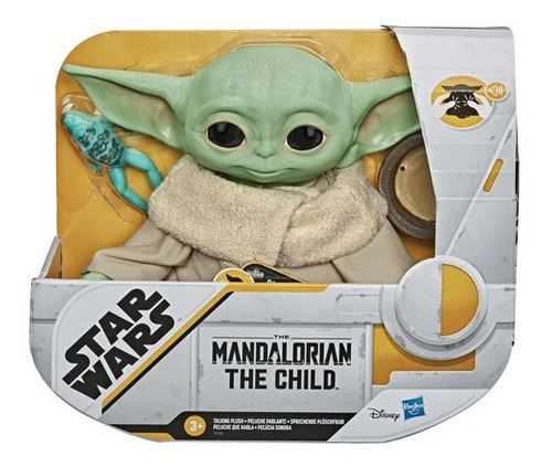 Muñeco Figura Star Wars Mandalorian Yoda Sonido Hasbro F1115