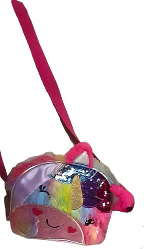 Morral Bandolera Niña Cartera Unicornio Zoo Bags 34 Cm