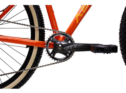 Bicicleta Aro 29 Bike Absolute Nero Iv 12 Marchas Susp Trava Cor Laranja