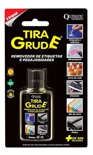 Tira Grude Removedor De Cola Adesivo E Manchas 40ml Quimatic