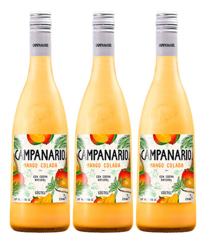 Campanario Mango Colada 700 Ml Pack 3