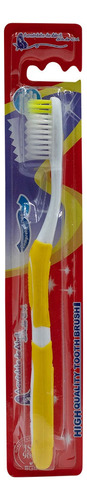 Cepillo Dental Adulto Bilister C/1 Pza Color Amarillo con blanco
