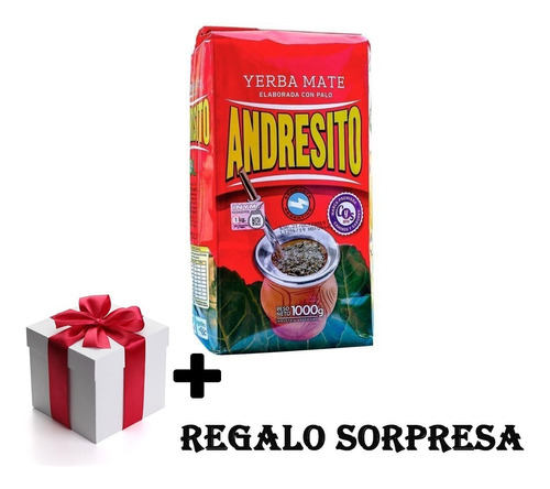 Yerba Mate Andresito X 12 Un. De 1kg + Regalo Sorpresa