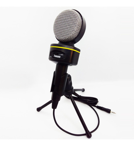 Microfone Multimídia Studio Gravação Com Tripé E Cabo Mt1021