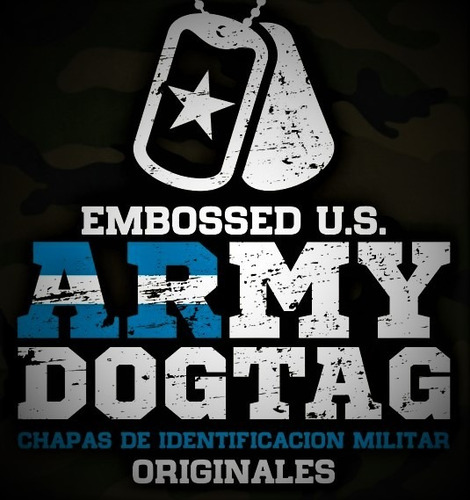 Imagen 8 de 8 de Chapas Dog Tags De Identificacion Militar Originales Militar