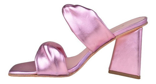 Imagen 5 de 8 de Zuecos Sandalias Urbanas De Mujer De Cuero Belu - Ferraro