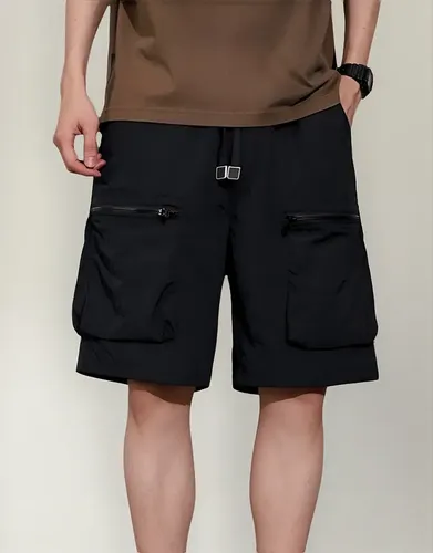 Bermuda Shorts Masculino Casuais Folgados Versateis 6 Bolsos