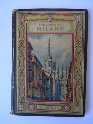 32 Vedute Ricordo Di Milano Vistas De Milan Italia