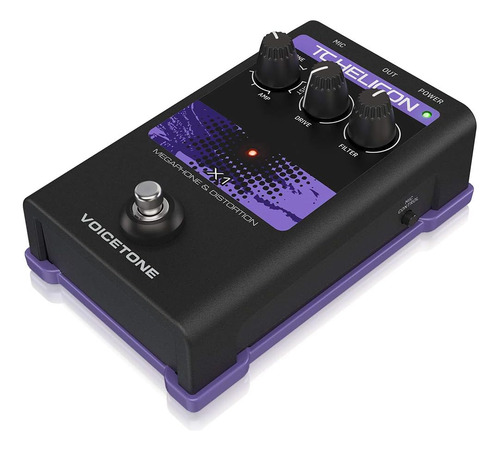 Stompbox Tc-helicon Voicetone X1 Con Un Solo Botón Para Dram