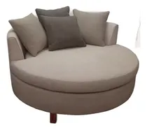 Comprar Sillón Redondo 1.30 Mts Diámetro Tapizado Y Color A Elección