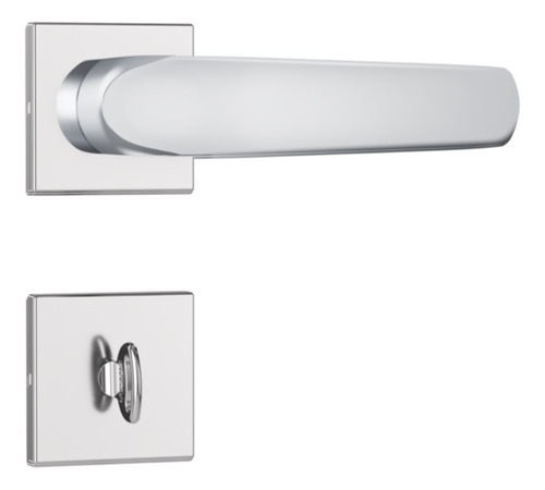 Fechadura Banheiro Roseta Quadrada Inox 823/21 Rqi Stam