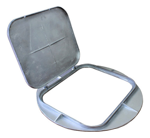 Tampa Tampão De Chão Articulado T33 Com Aba Redondo 58x49cm