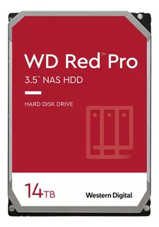 Disco Rigido Western Digital 14tb 3.5 512mb Red Pro Sata3 Color Rojo