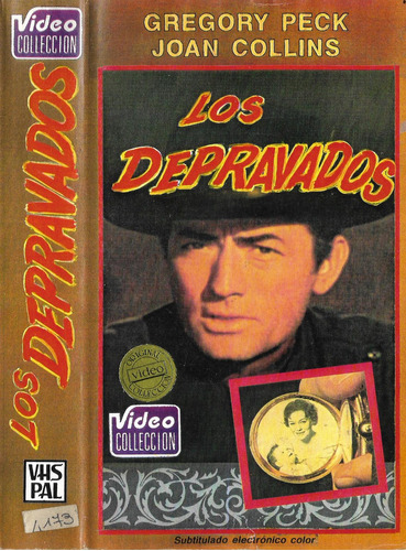 Los Depravados Vhs Gregory Peck Lee Van Cleef Joan Collins