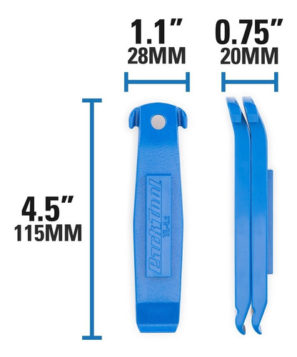 Imagem 4 de 6 de Espátula Para Retirar Tirar Pneu Bike Parktool Tl-4.2 Par