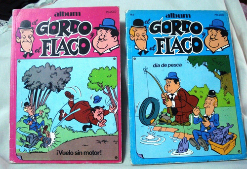  Dos Revistas Españolas Album Del Gordo Y El Flaco De 1989