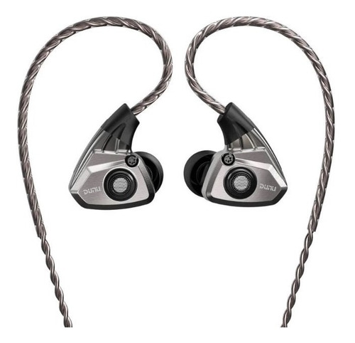 Auriculares intraurales Dunu Titan S con controlador dinámico de 11 mm, color gris