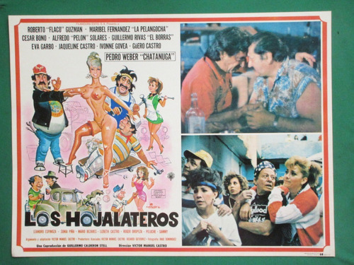 Los Hojalateros Sexy-comedia  Flaco  Guzman Cartel De Cine 4