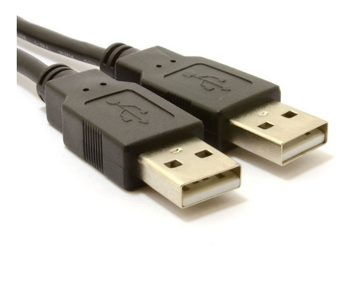 Cable  Usb Macho- Macho 1.8 Mts. Negro +calidad