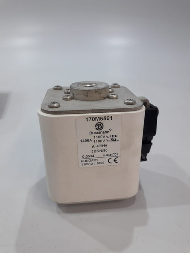 Fusivel Eaton Bussmann 700v, 690v, 1400a, 200 Ka 170m6501