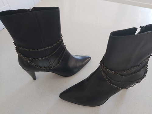 Botas Cuero Prune