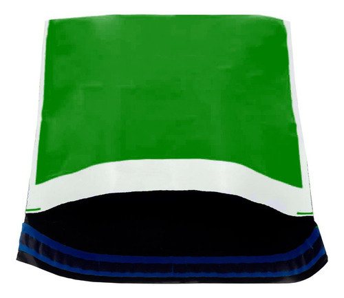 250 Envelopes Coloridos Para - Verde - 19x25 Cm