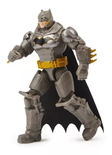 Batman Figura De Acción Gris Y Dorado 10 Cm 24