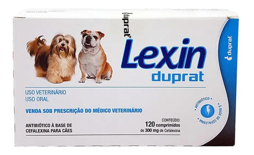 Lexin 300mg 120 Comp Cães Duprat.